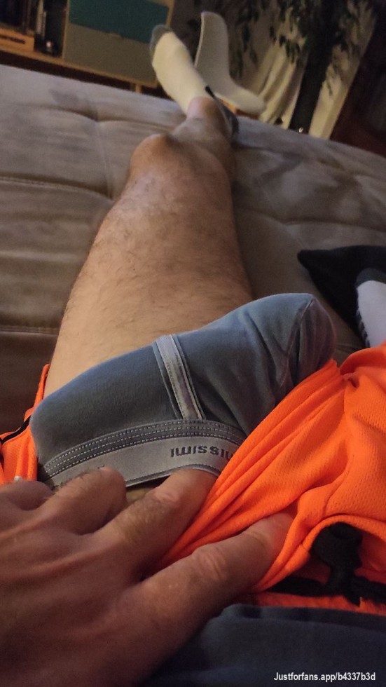 I love my bulging cock photos