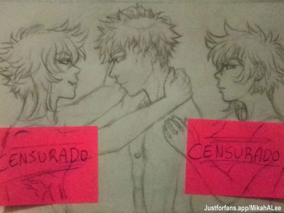Gemelos #drawing #censored #boys #girl #sketch