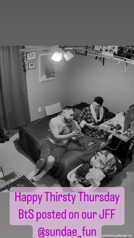 New BtS footage release  - post orgy cam review 🤣 subscribe now for footage