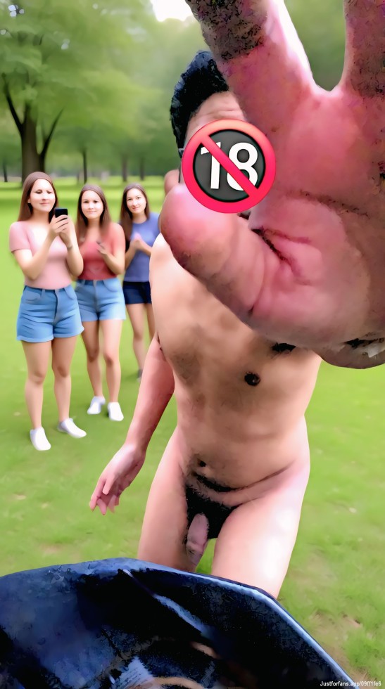 Mistress jad strip him completely naked in public