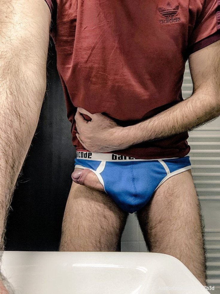 Poor undies just couldn't hold it... 😜