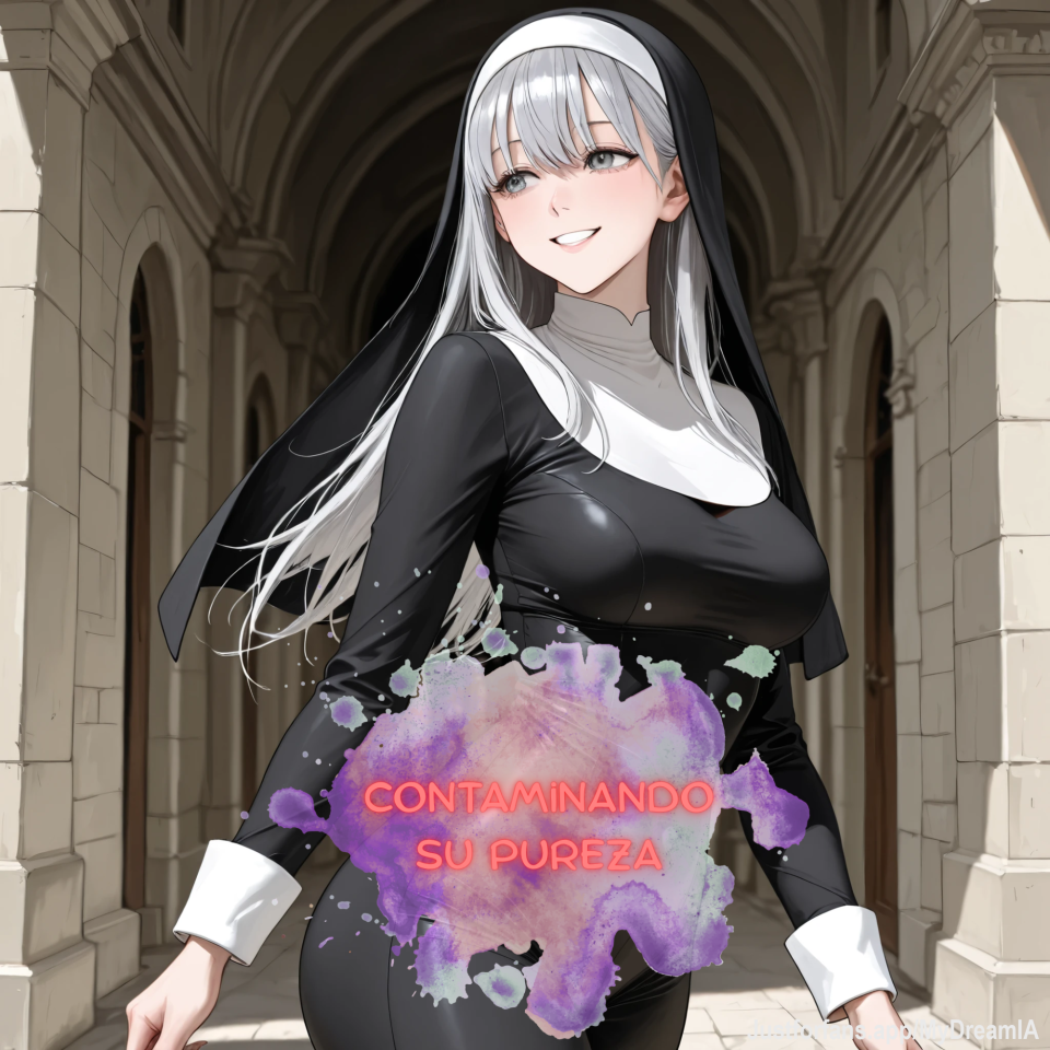 Hola mis amigos, Hoy les traigo mi nuevo ComicIA, completamente gratuito.

Contaminando su pureza #1: María es una joven monja con un cuerpo exuberante, ella juró cuidar a los perdidos y abandonados. ¿Pero que pasaría si este juramento la obliga a cruzar lineas morales? Descúbrelo siguiendo esta historia.

PD: Comic generado por IA, sin contenido ilegal.