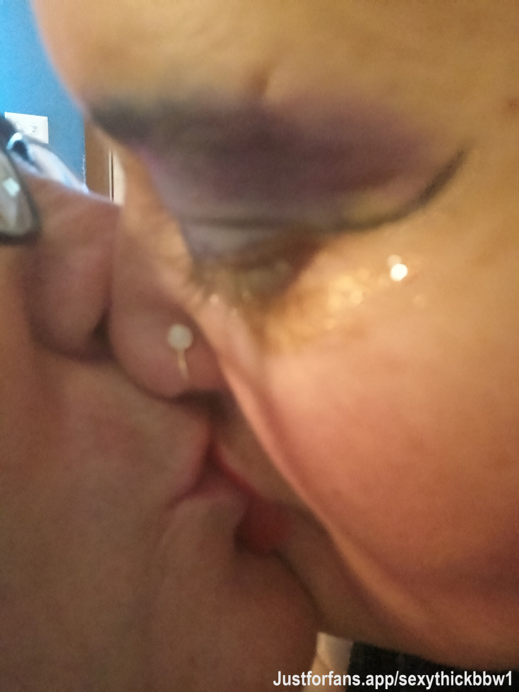 Making out with the wife.